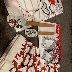 Disney Mickey Mouse Baking Set with Red and White Accents